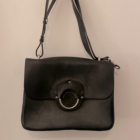 Brand New Black Ghurka Shoulder Luxury Designer Bag - Picture 1 of 8